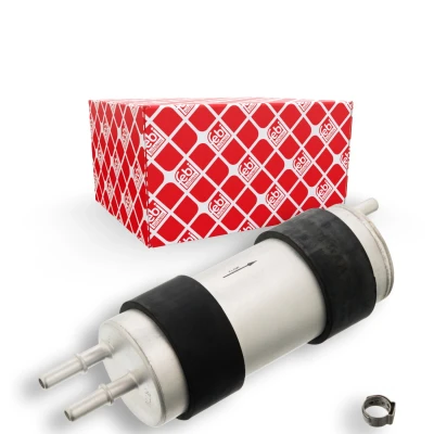 Billede af FEBI BILSTEIN 100369 Brændstoffilter Ledningsfilter med trykregulator BMW: 7