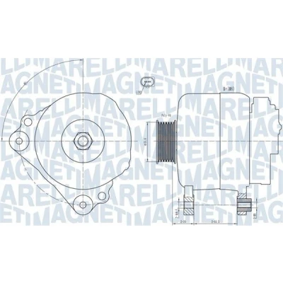 Billede af MAGNETI MARELLI 063731992010 Generator 14V 140A AUDI: A5 B8 Sportback, Coupe