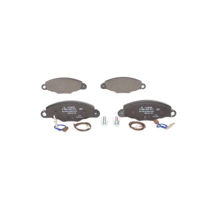 Billede af BOSCH 0 986 424 511 Bremseklodser Low Metallic Inkl. slidadvarselskontakt med anti knirke plade, skruer tilbehør CITROËN: Xantia Stationcar