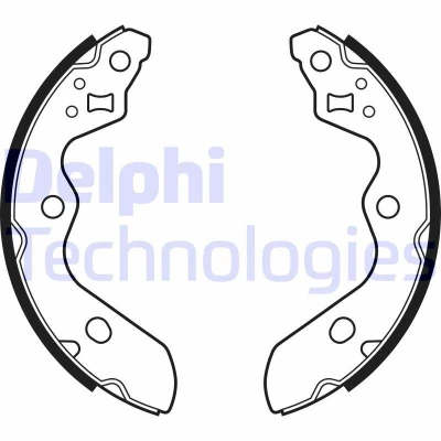 Billede af DELPHI LS2156 Bremsebakker 180 32 SUZUKI: Ignis III