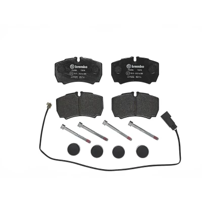 Billede af BREMBO P 24 084 Bremseklodser Inkl. slidadvarselskontakt med bremsecaliperskruer tilbehør FORD: Transit Mk6 Van, Bus