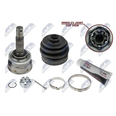 Billede af NTY NPZ HY 532 Knokkelled manuelt gear venstre foraksel, højre gearkasse monteret HYUNDAI: COUPE, Matrix