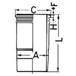 Billede af KOLBENSCHMIDT 89380110 Cylinderforing
