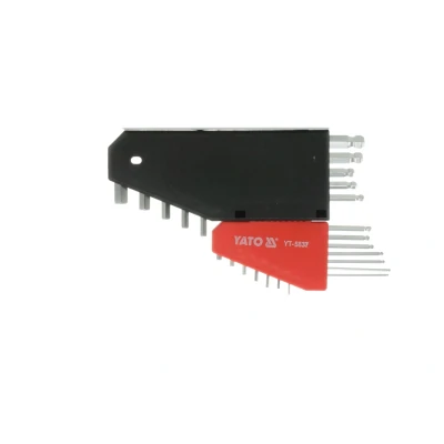 Billede af YATO YT 5837 Vinkelskruetrækkersæt 1/16&quot; 3/8&quot; Krom vanadium stål 12