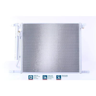 Billede af NISSENS 940335 Kondensator med tørrer Aluminium 528 R 134a CHEVROLET: Aveo / Kalos Hatchback