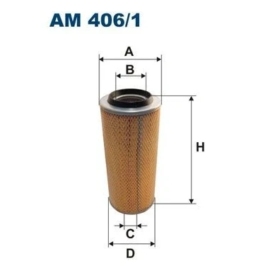 Billede af FILTRON AM 406/1 Luftfilter 335 150 Filterindsats NISSAN: Patrol Hardtop
