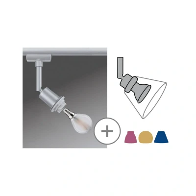 Billede af Paulmann URail DecoSystems spotlight E14, mat krom