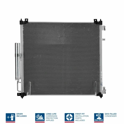 Billede af NISSENS 941164 Kondensator uden tørrer Aluminium 631 R 134a