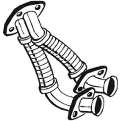 Billede af BOSAL 730 089 Udstødningsrør MERCEDES BENZ: W123 Sedan, Coupe