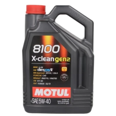 Billede af Motul X CLEAN GEN2 5W 40 5l Motorolie 109762 BMW: 5 Touring, Sedan, 1 Hatchback, OPEL: Astra H Caravan, Corsa D Insignia A Sports Tourer