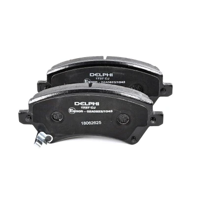 Billede af DELPHI LP1737 Bremseklodser med akustisk advarsel for slid anti knirke plade uden tilbehør TOYOTA: Corolla IX Hatchback, Station Wagon