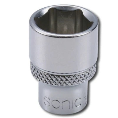 Billede af SONIC 21513 Skraldenøgleindsats (Hexagon) 1/4 indre sekskant DIN 3120 , 3124 13 mm Krom vanadium stål