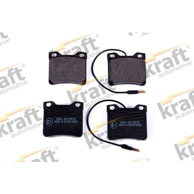 Billede af KRAFT 6015570 Bremseklodser bagaksel Inkl. slidadvarselskontakt PEUGEOT: 406 Stationcar, Coupe, Sedan