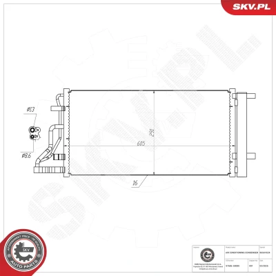 Billede af ESEN SKV 71SKV086 NOx sensor 12V efter udstødningsturbolader VOLKSWAGEN: Tiguan II