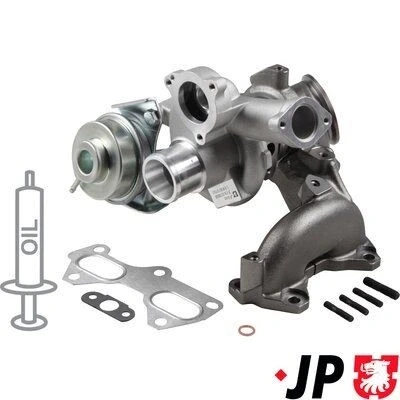 Billede af JP GROUP 3317400500 Turbolader inkl. pakningssæt FIAT: Punto III Hatchback, 500 ALFA ROMEO: MiTo
