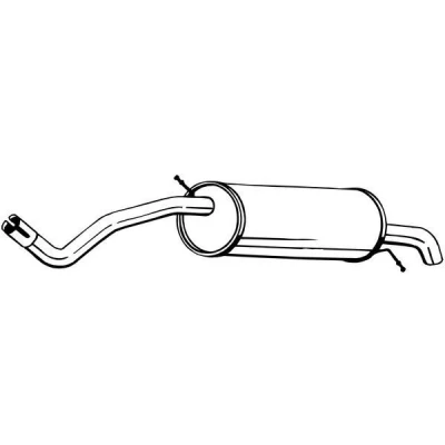 Billede af BOSAL 278 999 Lydpotte SKODA: Fabia 2