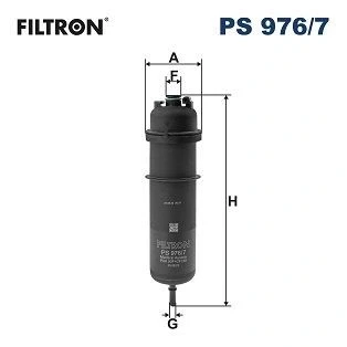 Billede af FILTRON PS 976/7 Brændstoffilter Ledningsfilter 19,5 8 BMW: 5 Sedan, Touring, X5