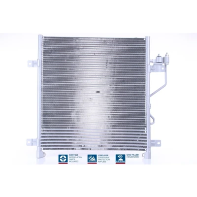 Billede af NISSENS 940323 Kondensator uden tørrer Aluminium 498 R 134a JEEP: GRAND CHEROKEE 2