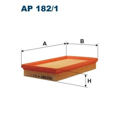 Billede af FILTRON AP 182/1 Luftfilter 41,5 157 258 Filterindsats