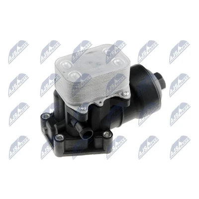 Billede af NTY CCL AU 010 Olieradiator VOLKSWAGEN: Polo V Hatchback, GOLF 6, Touran I, SEAT: Ibiza 4 ST, Leon II 4, SKODA: Fabia 2