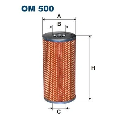 Billede af FILTRON OM 500 Oliefilter Filterindsats