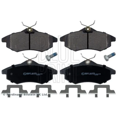 Billede af BLUE PRINT ADP154216 Bremseklodser foraksel med befæstelsesmateriale CITROËN: C3 II, I Hatchback, C2 Hatchback