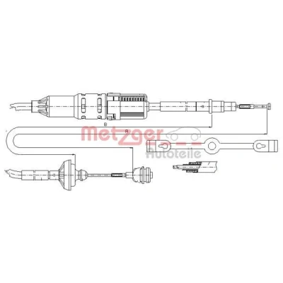 Billede af METZGER 10.3211 Koblingskabel med automatisk justering COFLE