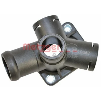 Billede af METZGER 4010067 Kølemiddelflange Cylinderhoved, gearkasse monteret med pakning uden sensor VOLKSWAGEN: Passat B5 Variant, AUDI: A4 Avant