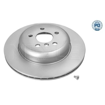 Billede af MEYLE Bremseskive BMW: 5 Sedan, Touring, 3 Sedan Bagaksel venstre 20mm 112mm ventileret Zink lamel belagt højkarboniseret med skruer 34216882245