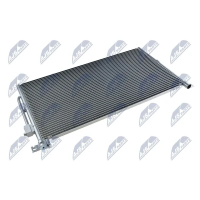 Billede af NTY CCS FR 008 Kondensator uden tørrer Aluminium 670 FORD: MONDEO 3, 3 Kombi
