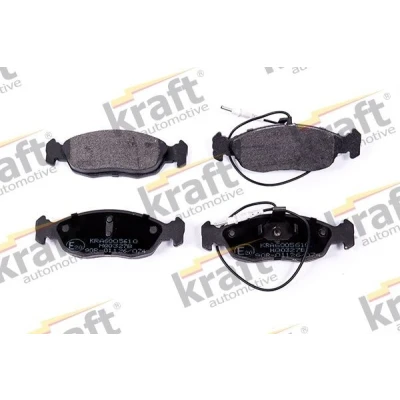 Billede af KRAFT 6005610 Bremseklodser foraksel Inkl. slidadvarselskontakt PEUGEOT: 306 Hatchback, Cabriolet, Stationcar, CITROËN: Xsara Hatchback