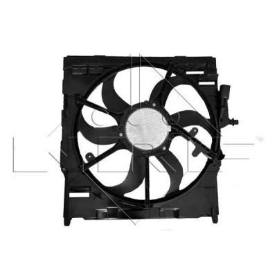 Billede af NRF 47837 Køleventilator 517 12 400 med kølerventilatorramme (karm), Kulløs motor