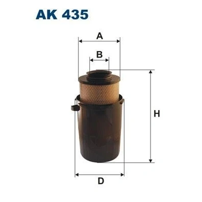 Billede af FILTRON AK 435 Luftfilter 329 151 Filterindsats MERCEDES BENZ: T1 Bus, Van