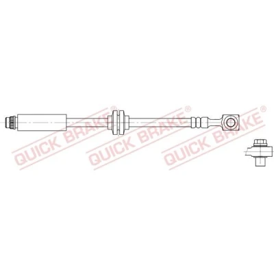 Billede af QUICK BRAKE 50.201X Bremseslange 420 M10x1