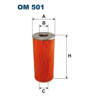 Billede af FILTRON OM 501 Oliefilter Filterindsats