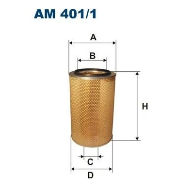 Billede af FILTRON AM 401/1 Luftfilter 471 302 Filterindsats