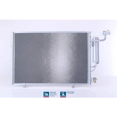 Billede af NISSENS 940286 Kondensator med tørrer Aluminium 570 R 134a FORD: FIESTA 6