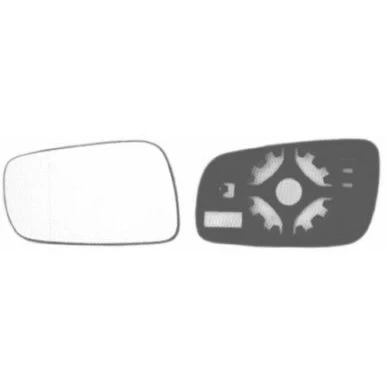 Billede af VAN WEZEL 7620837 Spejlglas venstre