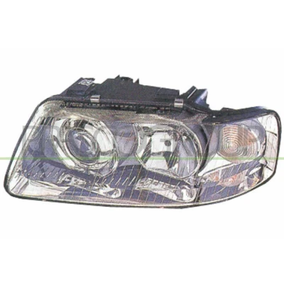 Billede af PRASCO AD0164934 Forlygter venstre H7, H1 uden indstillingsmotor for LWR AUDI: A3 Hatchback