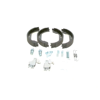 Billede af BOSCH 0 204 113 805 Håndbremseklodser med tilbehør BMW: 5 Sedan, X5, Touring, VOLKSWAGEN: Touareg I, Multivan (7HM