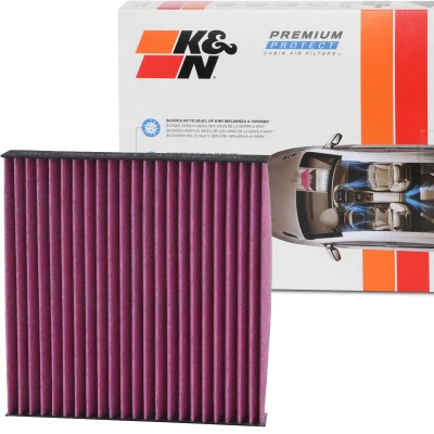 Billede af K&amp;N Filters DVF5049 Kabinefilter Aktivkulfilter 180mm 28mm kvadratisk SUZUKI: SWIFT 4, 3, Baleno II Hatchback, TOYOTA: GT86 Coupe