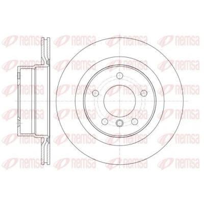 Billede af REMSA 61338.10 Bremseskiver bagaksel 299,9, 299,9 20 5 ventileret BMW: 1 Hatchback, Coupe