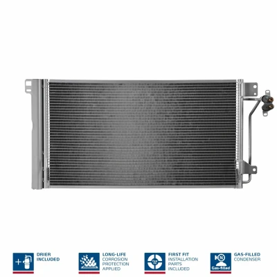 Billede af NISSENS 94604 Kondensator med tørrer Aluminium 715 R 134a VOLKSWAGEN: Multivan 5 (7HM, Transporter Bus,