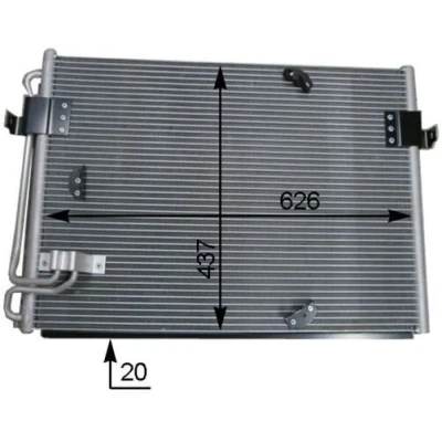 Billede af MAHLE ORIGINAL AC 174 000S Kondensator uden tørrer 626