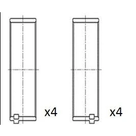 Billede af Plejlstangleje FAI AutoParts BB2053 025