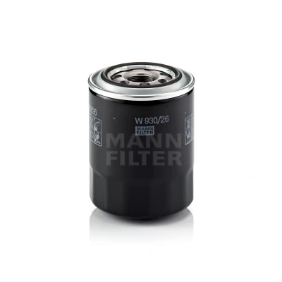 Billede af MANN filter W 930/26 Oliefilter M 26 X 1.5 med en returløbs stop ventil Påskruet KIA: CARNIVAL / GRAND 3, SORENTO 1