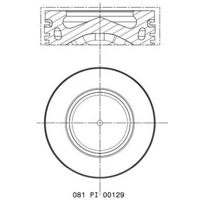 Billede af Stempel MAHLE ORIGINAL 081 PI 00129 000