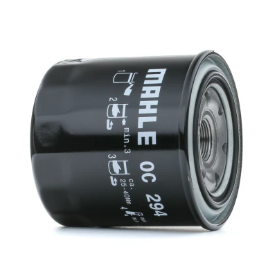 Billede af MAHLE ORIGINAL OC 294 Oliefilter med en returløbs stop ventil Påskruet filter TOYOTA: Avensis II Station Wagon, Corolla Verso, RAV4 SUV