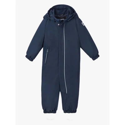 Billede af Reima Puhuri Unisex Skioverall / Skidragter til børn, Størrelse: 80, Navy