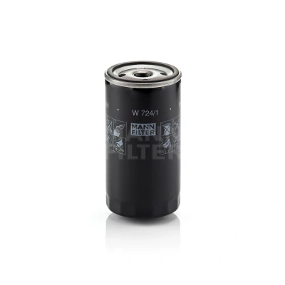 Billede af MANN filter W 724/1 Oliefilter 3/4 16 UNF med to returløbs stop ventiler Påskruet FORD: ESCORT 3, 4, FIESTA 2